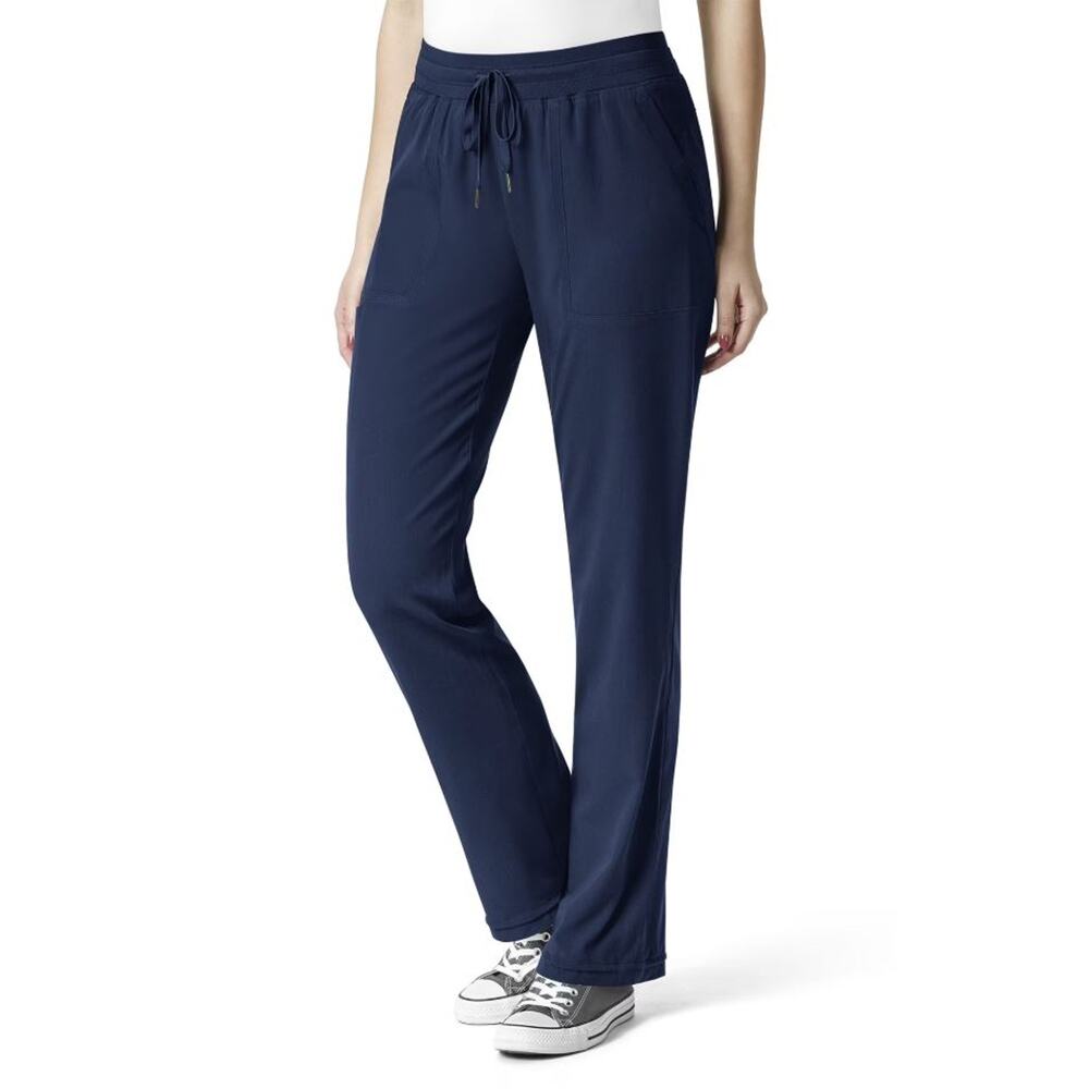 NEW Wonder Wink Scrub Pant Woman's sz 2XL Navy Blue Modern Fit Uniform 5129 Aero